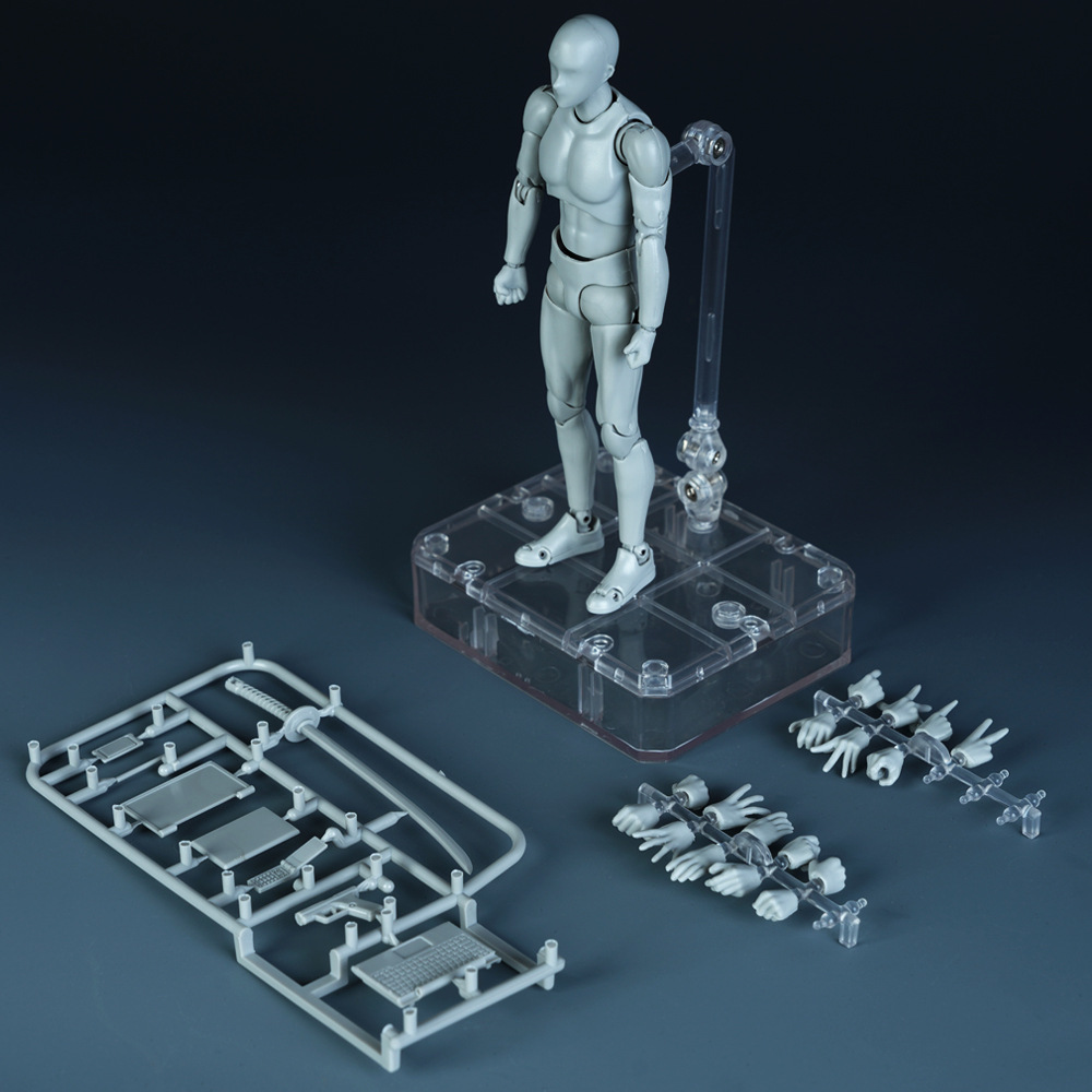 スケッチ描画男性女性可動ボディくんボディちゃん関節痛アニメフィギュア Shf アクションフィギュア玩具モデル描画マネキン