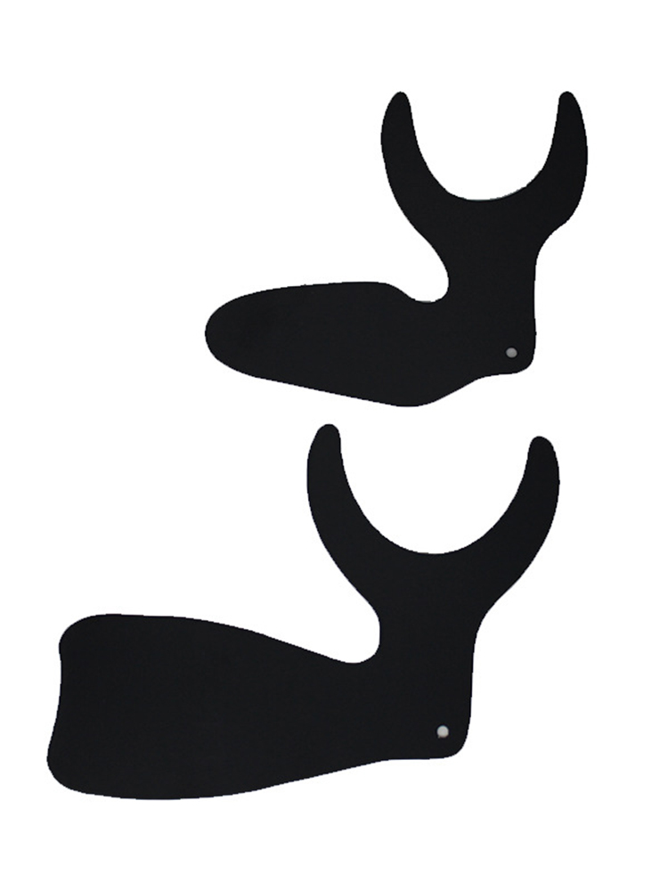 PIORPOY 6 ชิ้น/เซ็ตทันตกรรม Photo Contrast พื้นหลังสีดํา Oral Cheek แผ่น Scale Mark กระจกถ่ายภาพเครื่องมือทันตกรรม