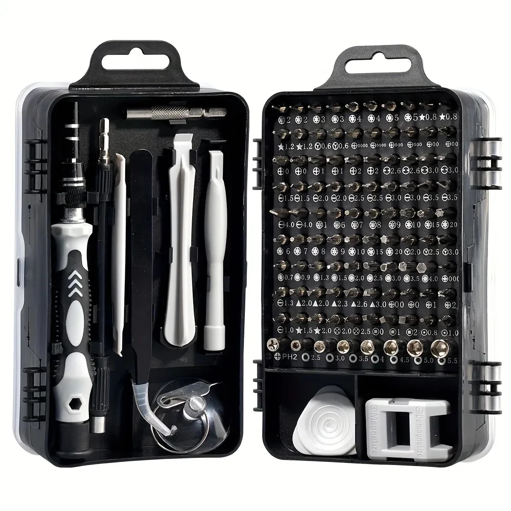 Cacciavite di precisione 115 in 1 Set Mini punte magnetiche per dadi a vite WEEKS Kit di strumenti di riparazione multifunzione per uso domestico