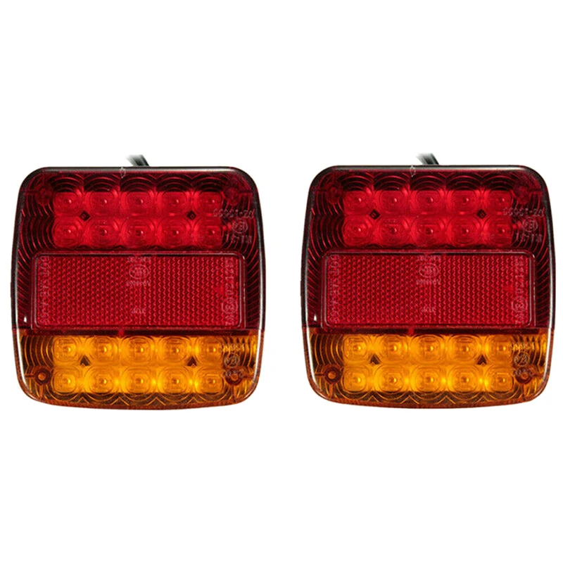 1 szt. 20LED 12V wodoodporny trwały samochód ciężarowy LED tylne światło tylne światła ostrzegawcze lampa do przyczep kempingowych