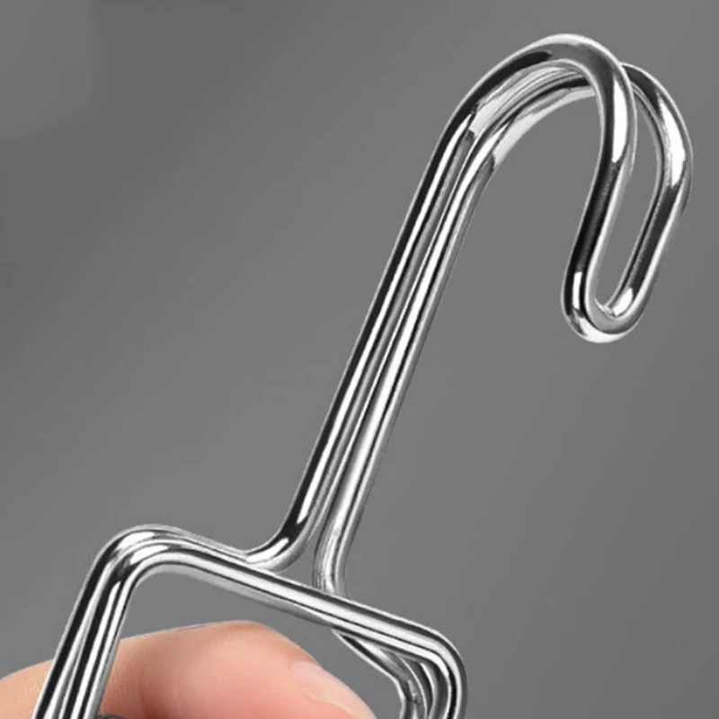 A01F-Verstellbare Bungee-Seile mit Haken-Set, 2 m lange, flache, robuste Elastizitätsgurte, mit verstellbarer Metallschnalle (4er-Pack)