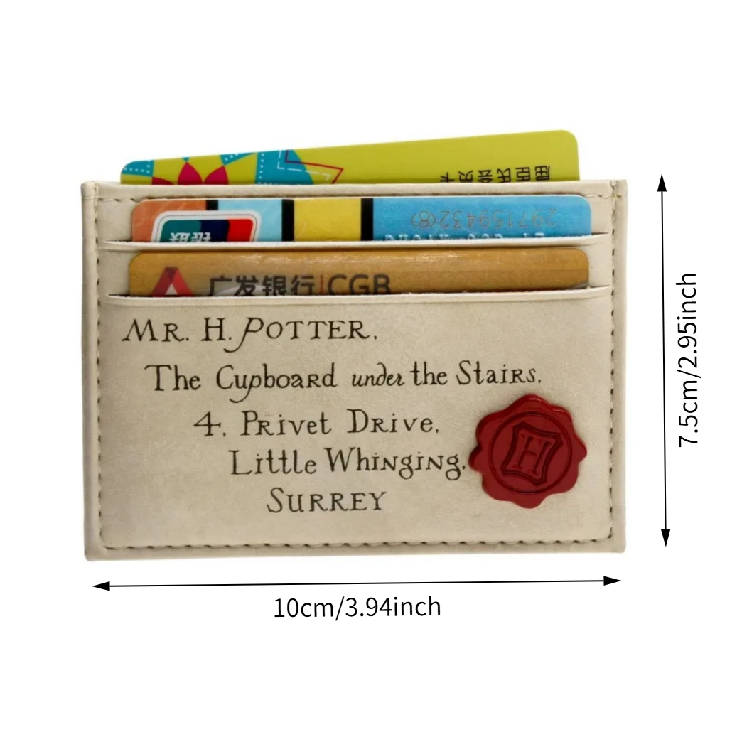 Tarjetero de dibujos animados, cartera para tarjetas de crédito, tarjetero simple