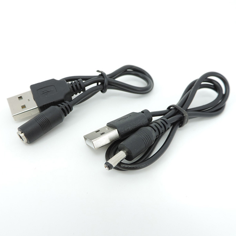 USB A 2.0 Stecker auf 1,35 x 3,5 mm Gleichstrombuchse Stecker Buchse Kabel Gleichstromverlängerung Ladekabel Q1