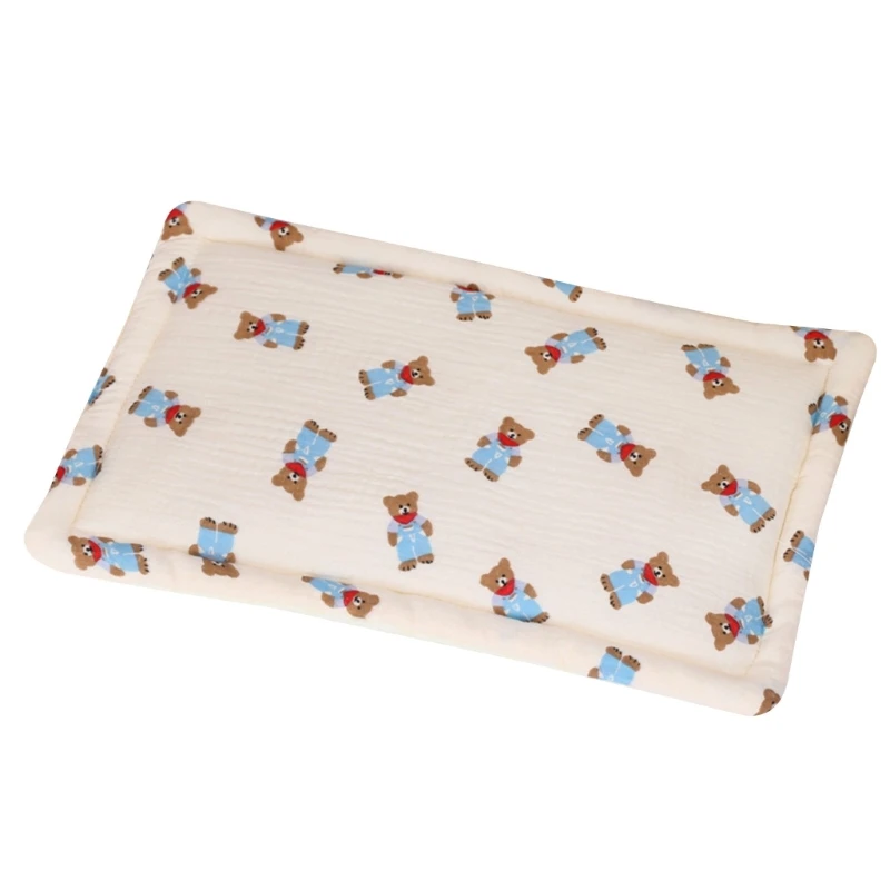 Travesseiro macio e respirável para recém-nascidos, travesseiro de algodão para cama de bebê, fornece descanso confortável para bebês, meninos e meninas, durável