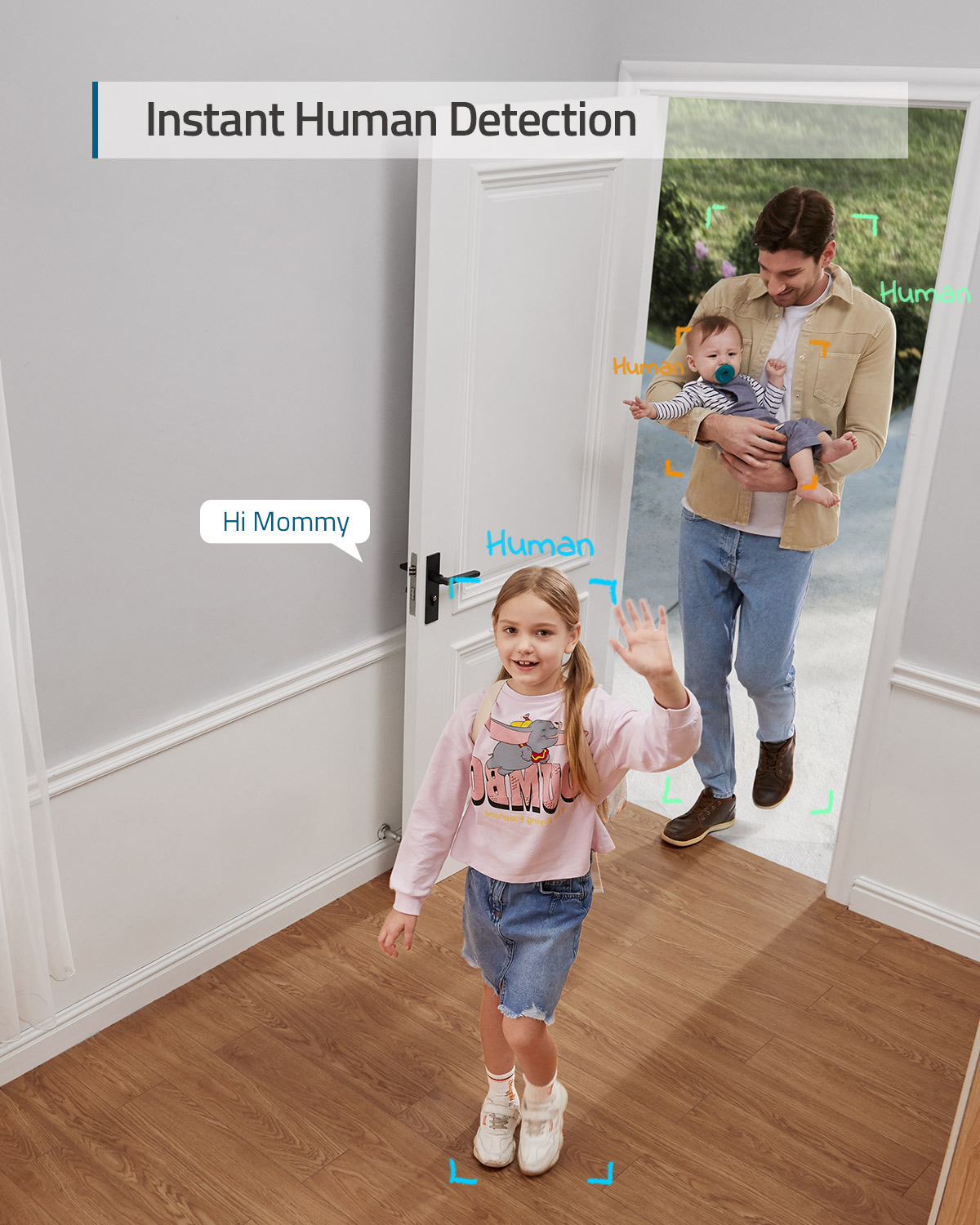 Eufy-cámara IP de seguridad con Wifi 2K, dispositivo de Audio bidireccional, Wifi, para personas y mascotas, asistente de voz, visión nocturna, C24