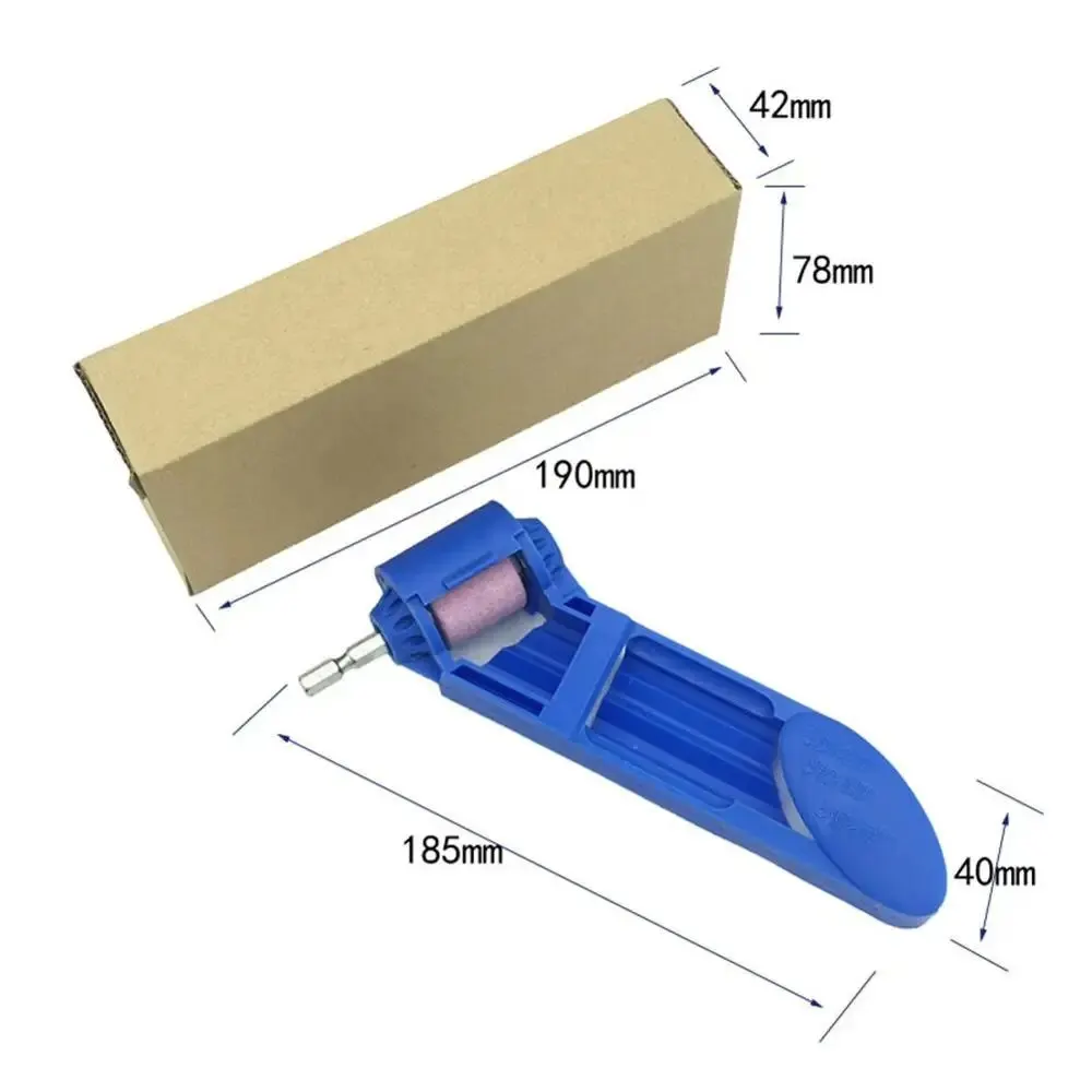 Portable Drill Bit Sharpener Corundum Grinding Wheel Tool Corundum Resisting Drill Polishing Grinder Wheel Tool 2.0-12.5mm Drill
