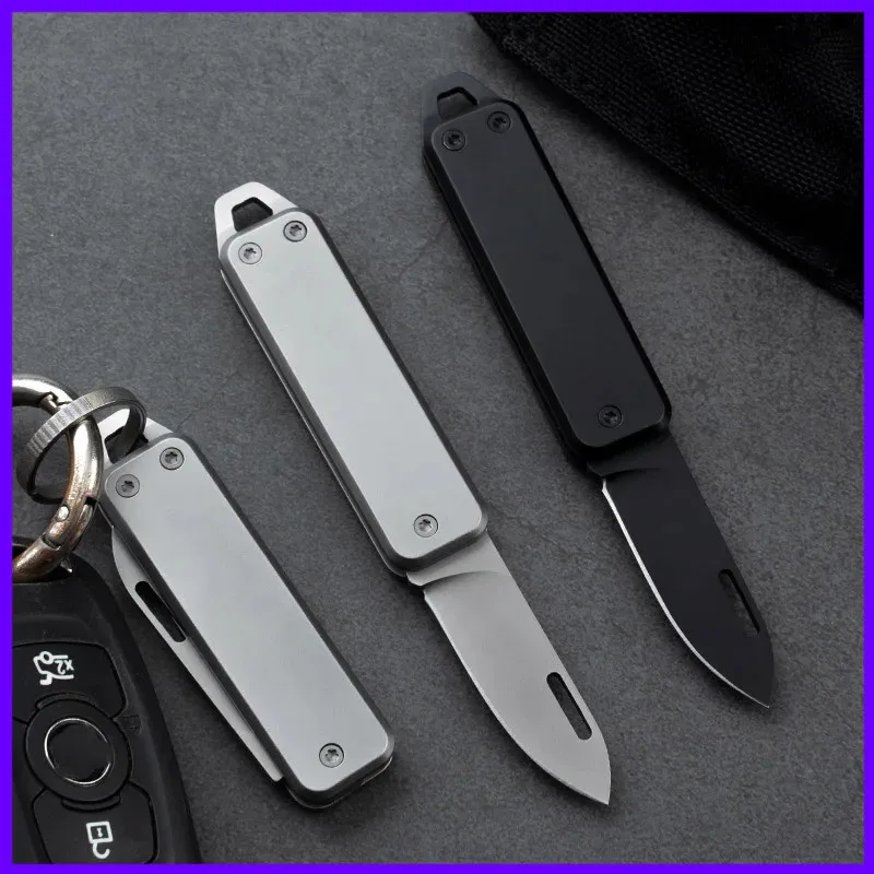 Mini Folding Knife High Hardness Pocket Camping Hiking Knife Portable Outdoor Fruit Knife Survival Tool