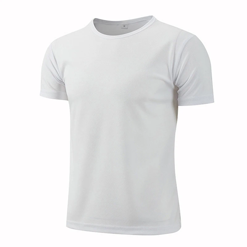 マルチカラークイックドライ半袖スポーツ Tシャツジムジャージフィットネスシャツトレーナーランニング Tシャツティーンエイジャー通気性スポーツウェア
