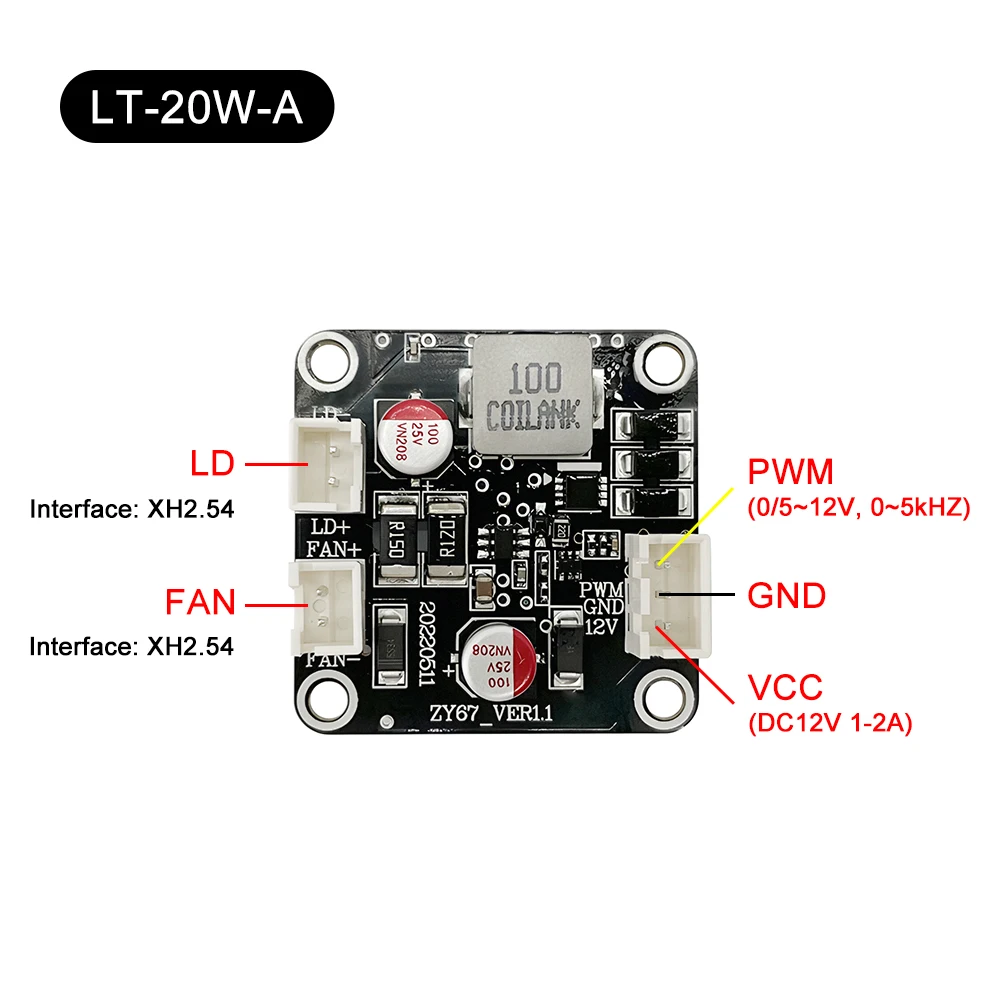 LASER Cây 20W 40W 80W Laser Driver Cho Khắc Laser Mô Đun Cắt Laser Khắc Đầu Làm Việc Gỗ dụng Cụ Và Phụ Kiện