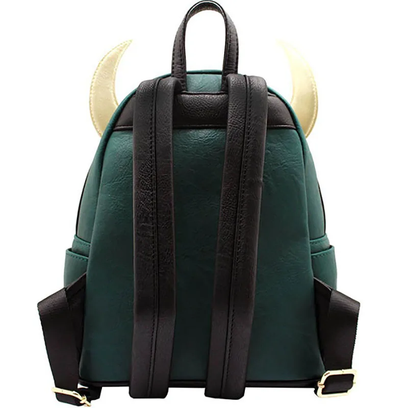 Sacs de cosplay classiques Marvel Loungefly Loki pour femmes, sac à main à double sangle initié, mini sac à dos