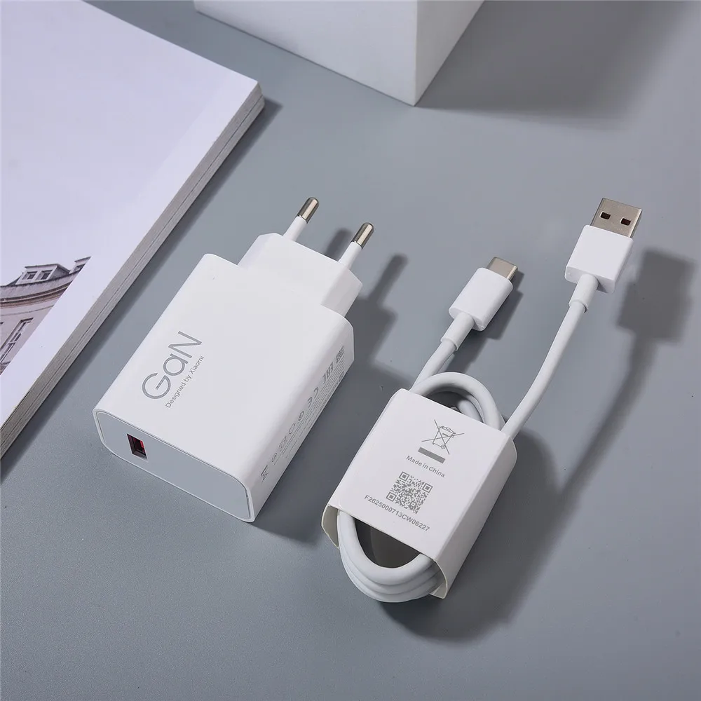 Original Xiaomi 67W Turbo Fast Charger EU/US Plug 6A 1/1.5/2M Type C Cable For Mi 11 12 13 14 Ultra Redmi K40S K50 Note 11 Pro
