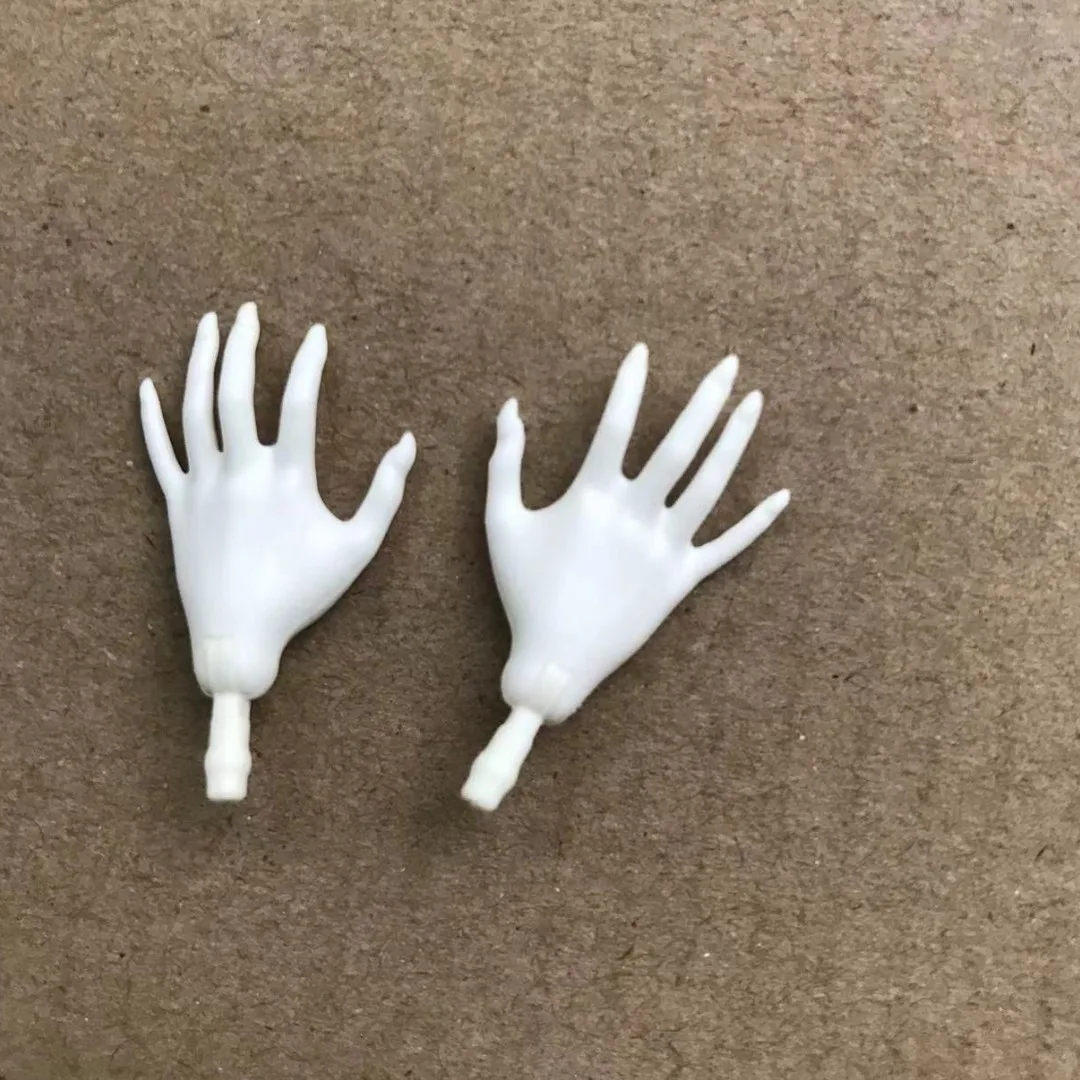 1/6 Puppe Ersatz Hände Ellenbogen Füße Schwarz Braun Weiß Beige Weiß Rosa Haut Puppe Teile Original Puppe Zubehör