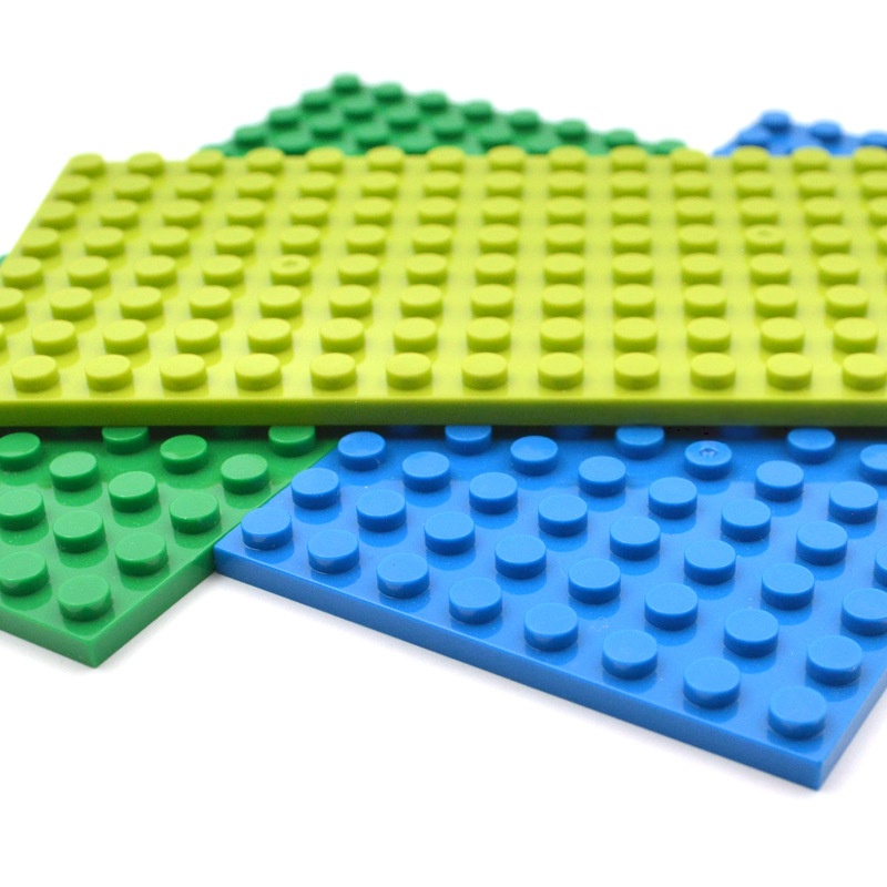 Plaque de Base classique MOC à 8x16 points, 5 pièces, blocs de construction de figurines de ville, pièces en briques compatibles avec 92438, jouets pour enfants, cadeau