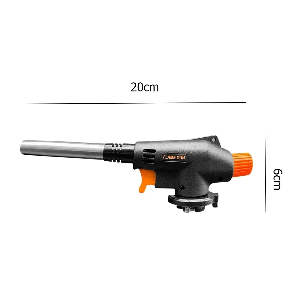 เชื่อมแก๊ส Burner เปลวไฟไฟฉายแก๊สไฟฉายจุดระเบิด BBQ Cooking Camping IGNITION Flamethrower เครื่องมือตั้งแคมป์กลางแจ้ง
