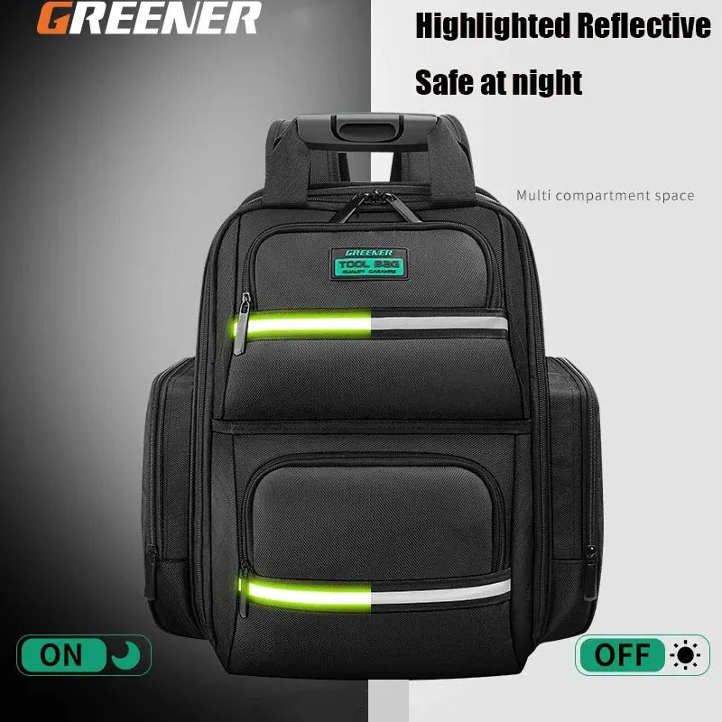 Multifunctional Shoulder Toolkit Canvas Electrician Backpack Portable Hardware Pocket Workshop Orkshop Construction Storage Bag