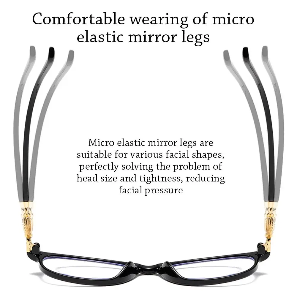 FG New 3 in 1 Progressive Multifocal Reading Glasses Women Anti-blue Eyeglasses Easy To Look Far and Near +1.0 To +4.0