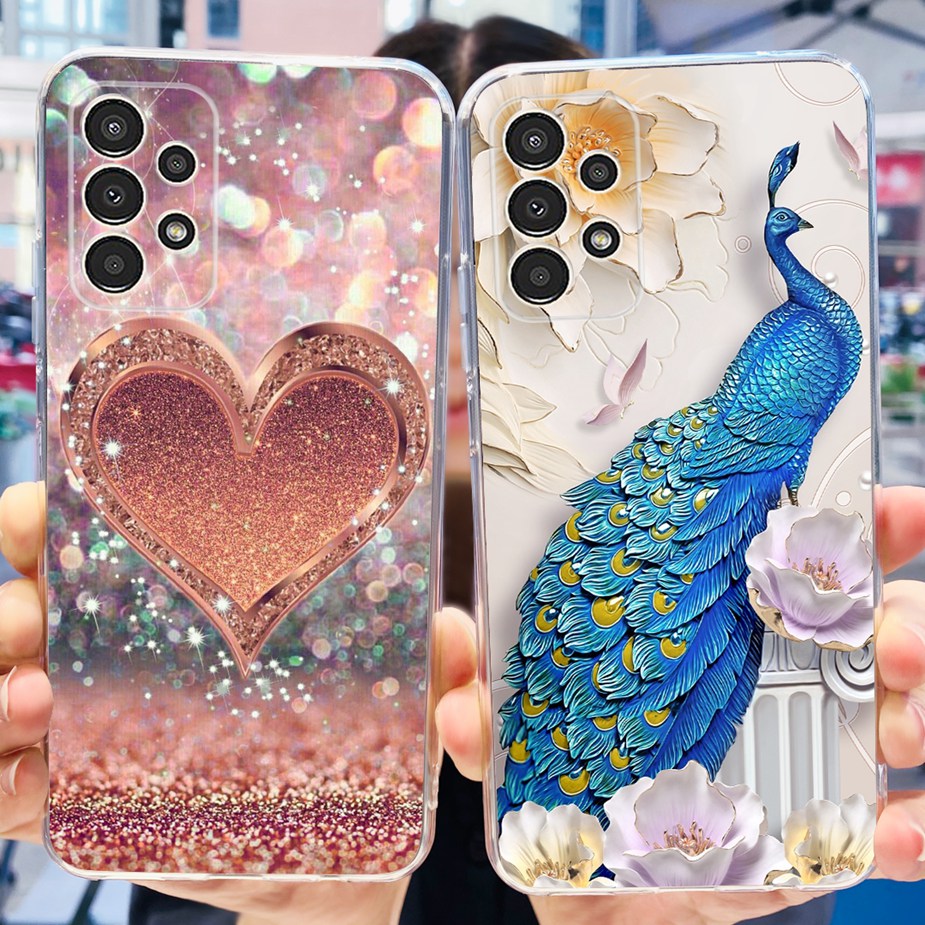 Casing ponsel silikon lembut untuk Samsung Galaxy A52, casing penutup belakang ponsel silikon lembut motif mode lucu untuk Samsung A52 A 52 s Galaxy A72 5G Fundas