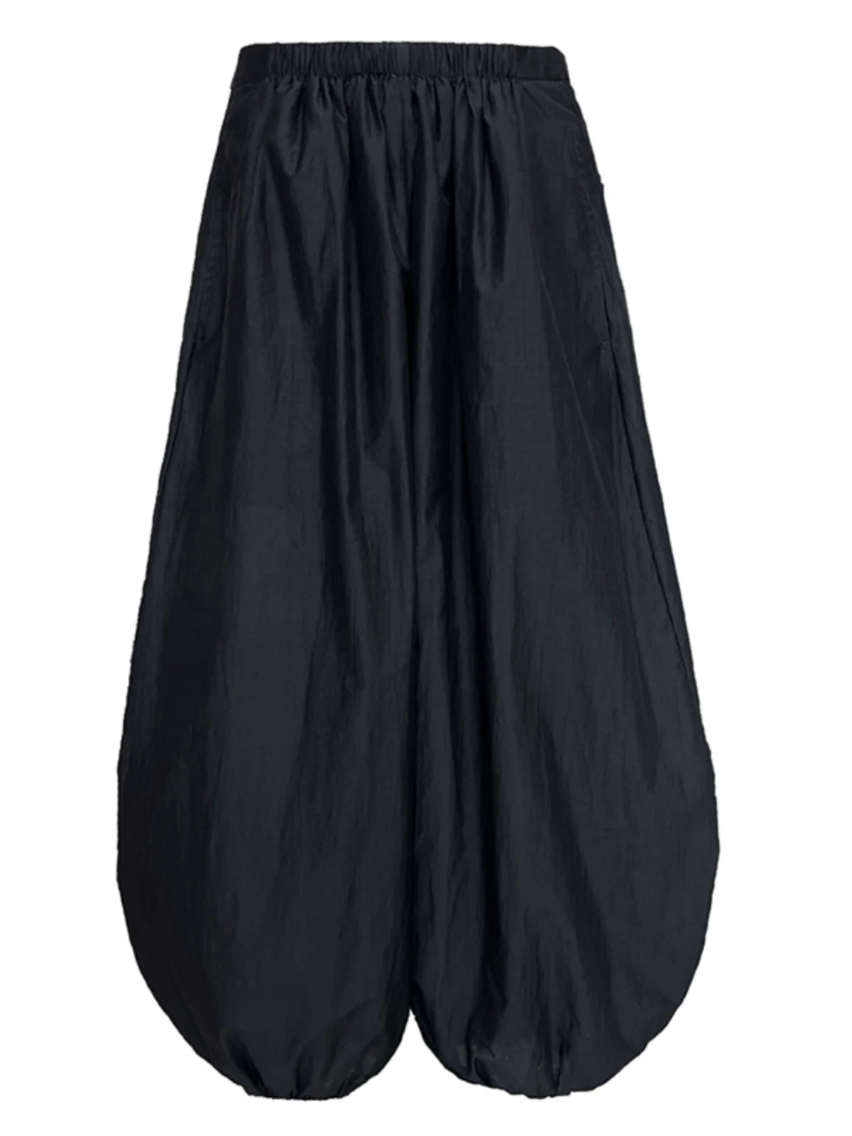 Calças Lanternas Largas para Mulheres Plus Size, Estilo Casual, Confortáveis e com Cintura l