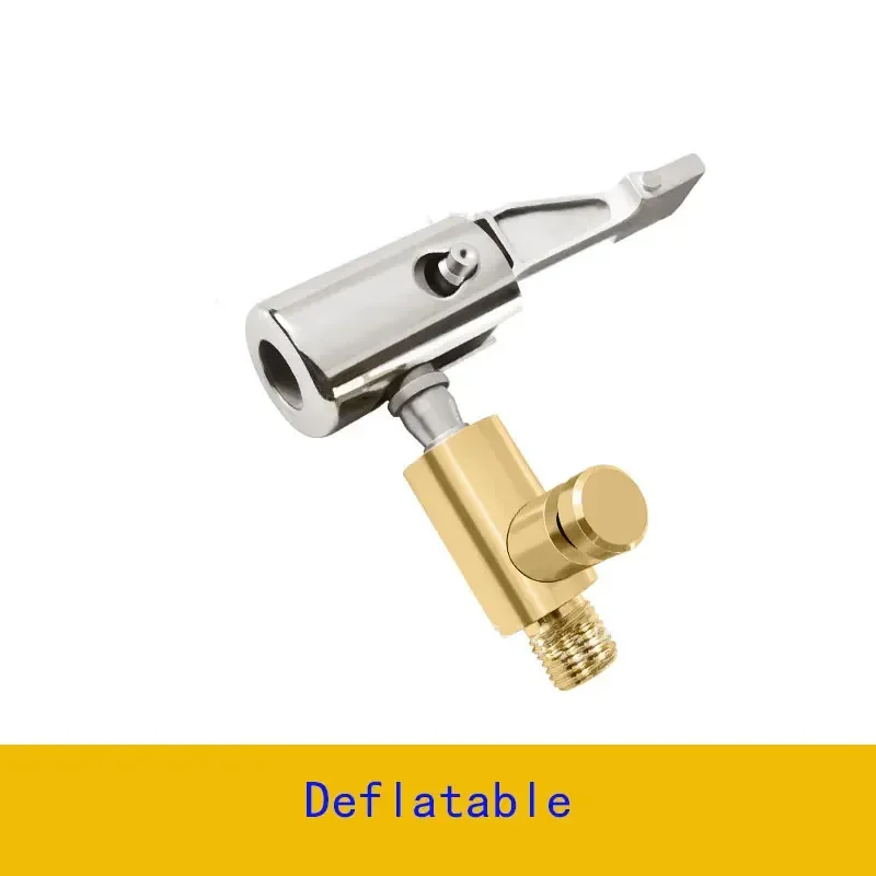 Bomba inflable portátil para neumático de coche, compresor de mandril de aire, inflador de neumáticos, mandril de neumático con conector de púa para reparación de mangueras