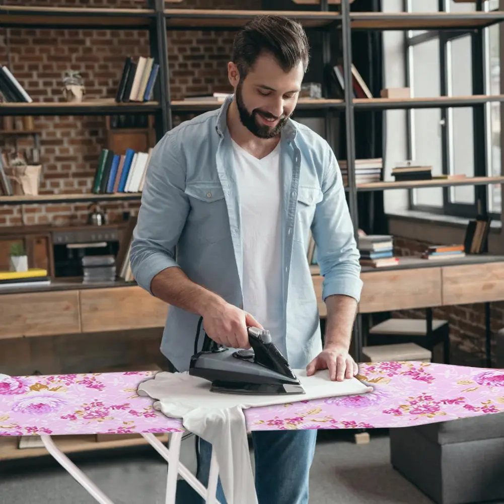 Ironing Board Height Adjustable Smooth Edge Good Load-bearing Non-Slip Wear Resistant Ironing Clothes Extra