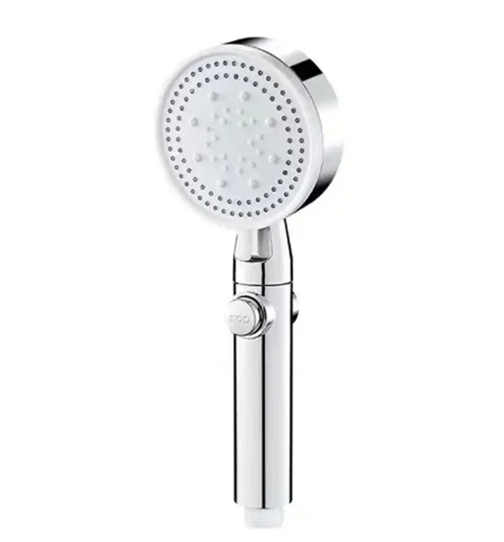 5 Modes Adjustable Showerheads High Pressure Shower Head  with Hose Water Saving One-Key Stop Spray Nozzle Bathroom Accessories