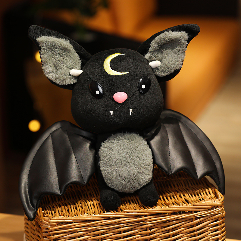 30 ซม.ฮาโลวีน Plushy สี่สีปีศาจค้างคาวการ์ตูนนุ่มสําหรับชายและหญิงคริสต์มาสฮาโลวีนวันหยุดของขวัญ