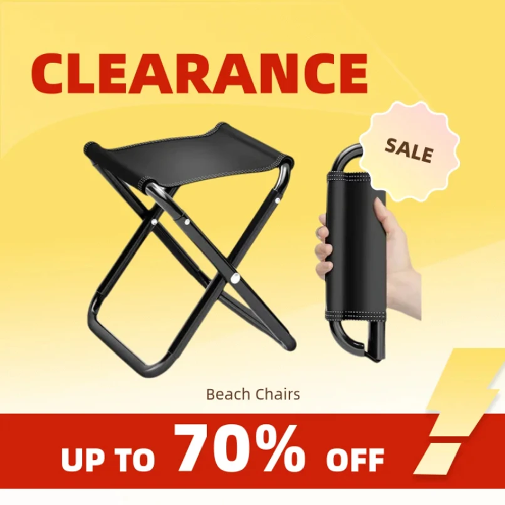 Clearance_Складной маленький табурет-скамейка Портативный уличный стул Mare Ультра легкий поезд метро Путешествия Пикник Кемпинг Рыбалка Стул Fol