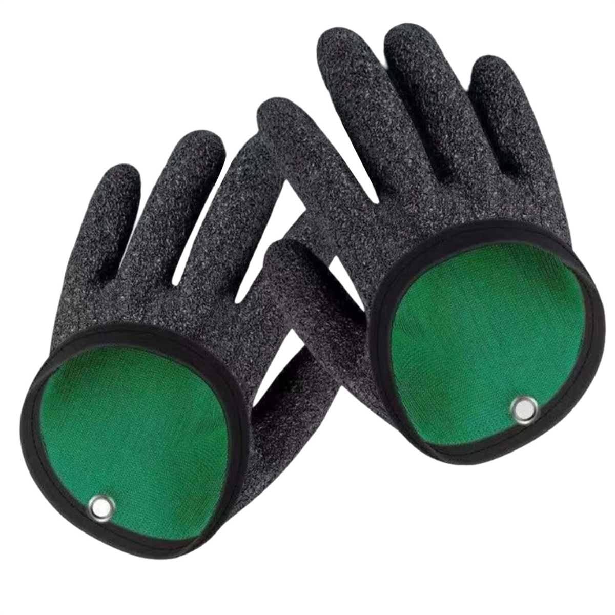 A71p esquerda e direita profissional captura peixe látex luva de pesca antiderrapante proteger mão punctura arranhões pescador