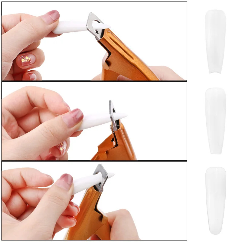 Coupe-ongles professionnels, pinces à faux ongles, coupe-ongles pointus, coupe-ongles en acrylique, coupe-bord de faux ongles, taches