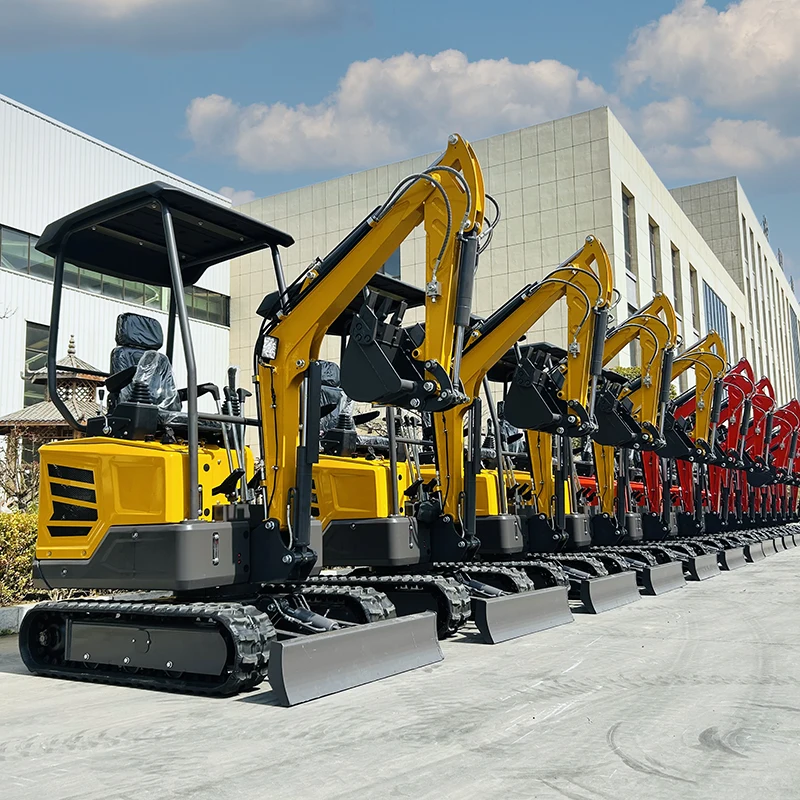 800Kg Thủy Lực Xe Đào Đất Mini 1ton 2 3T Mini Đào 1.8ton Nhỏ Bagger Với Giá Cả Cạnh Tranh Gặp CE ISO Chứng Nhận