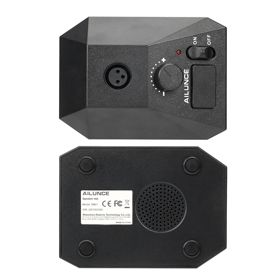 Retevis Aliunce SM01 micrófono de escritorio para Walkie Talkie RT622 RT3S HD1 RA685 RT95 micrófono de mano de Radio bidireccional 2 pines/GP328plus