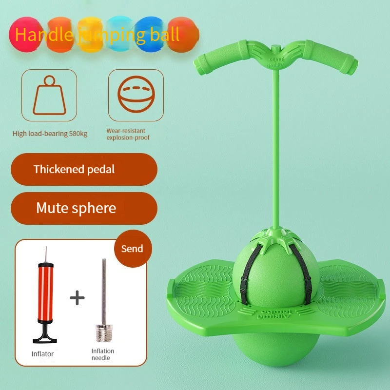 Bouncing Ball กบกระโดดอุปกรณ์ออกกําลังกายความสูงยาวเพิ่มกระโดดสูง Bouncing Ball อุปกรณ์การฝึกสมดุลของเด็ก