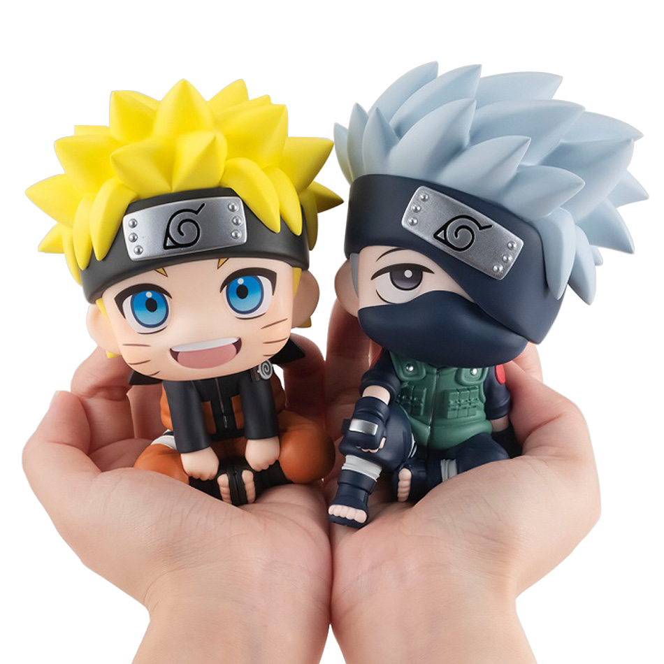 10cm Naruto Anime Figur Uzumaki Naruto Kakashi Uchiha Sasuke Itachi niedlichen Spielzeug q Figuren Action figur Modell