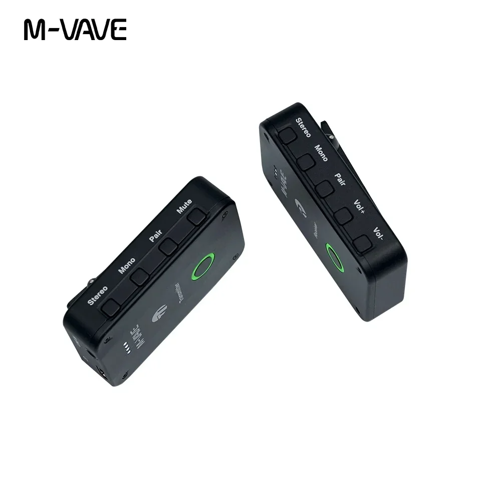M-vave WP-9 2,4G беспроводное устройство с перезаряжаемым передатчиком и приемником с поддержкой функции монозаписи и стереозвука Cuvave