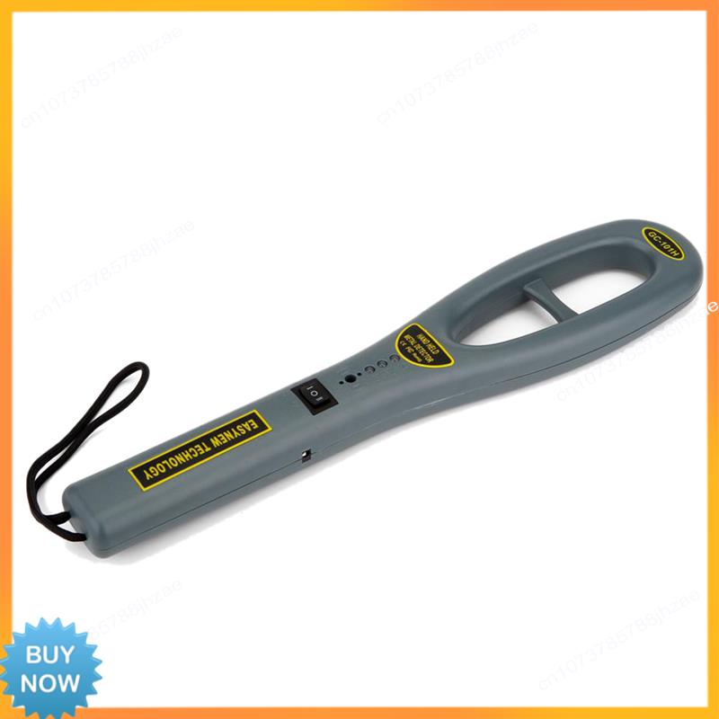 A10R 1 Piece GC101H Portable Handheld Metal Detector Metal Detector Super Scan Light Counter Grey