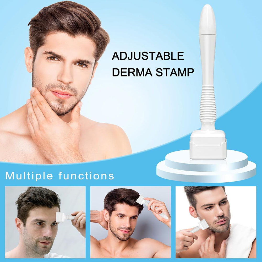 Beauty Derma Stamp 140A Профессиональный штамп для микронидлинга 0,25 мм, DermaStamp для мужчин и женщин для домашнего использования