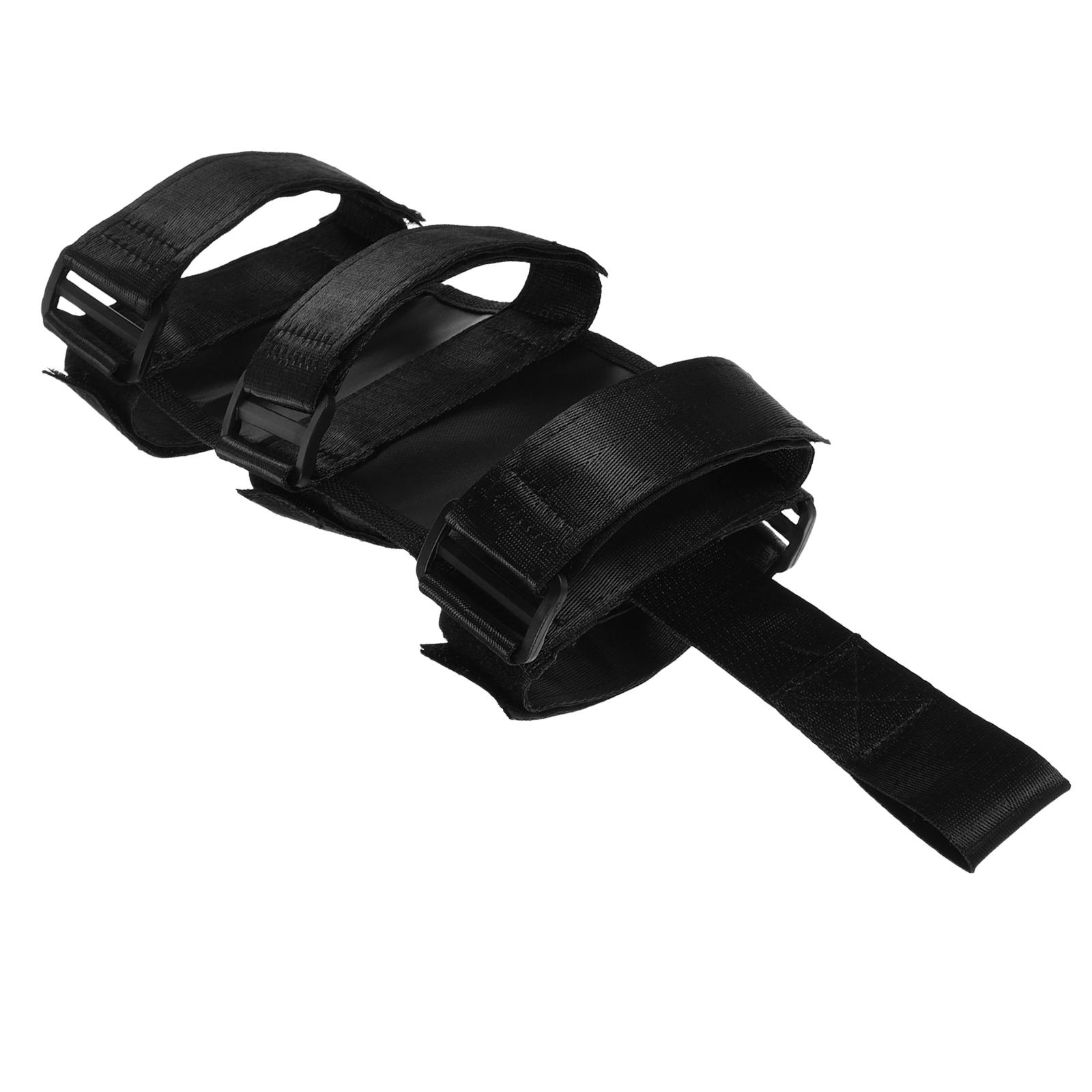 Gurthalter für Feuerlöscher, Trainingsausrüstung für Feuerwehrmann, Sicherheitsgurte, Montagehalterung, schwarzes Zubehör