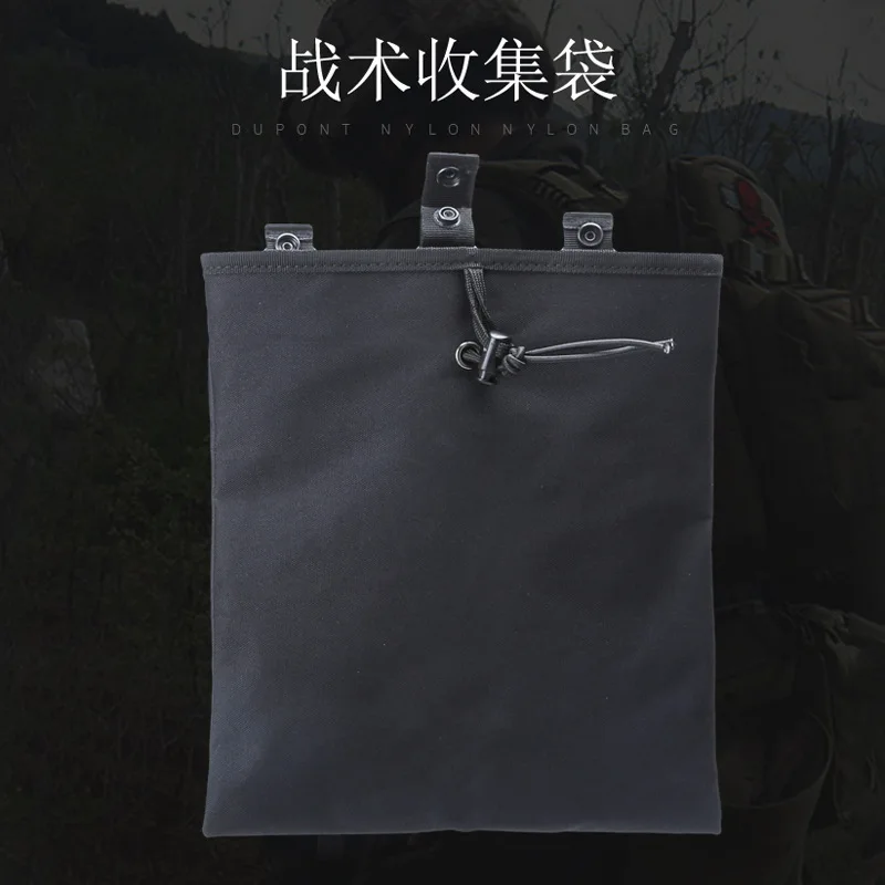 MOLLE Dump Pouch การล่าสัตว์ Mag Recovery Bag Drawstring นิตยสารรีไซเคิล Storage Pack การล่าสัตว์ผู้ถือเกียร์