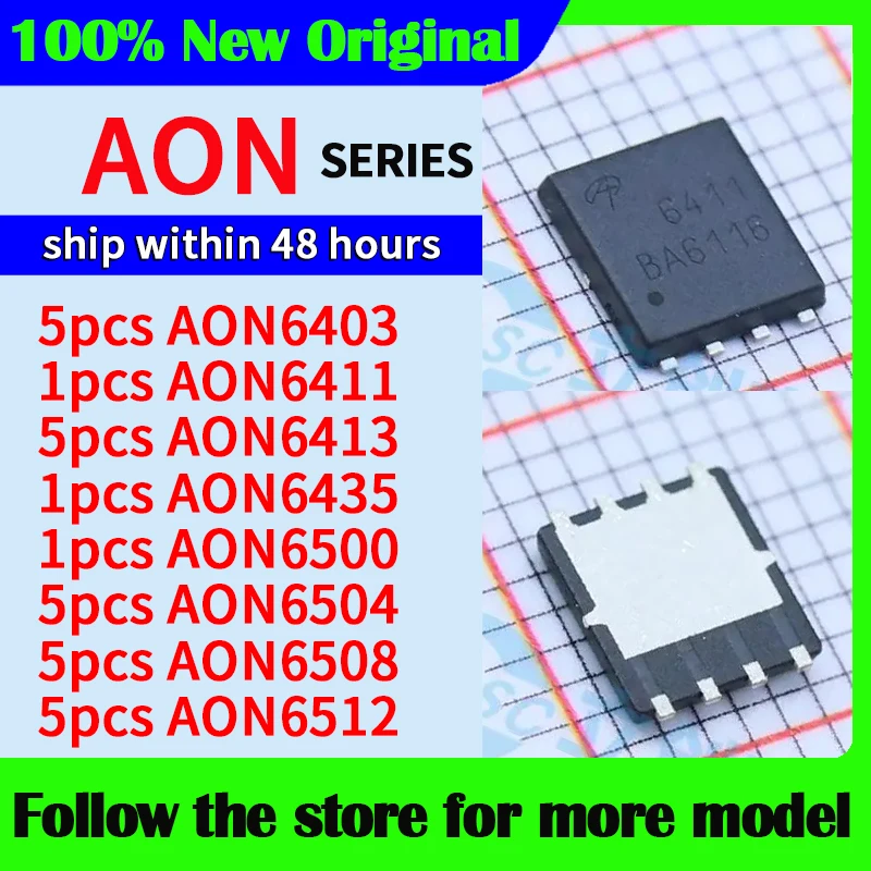 AON6403 AON6411 AON6413 AON6435 AON6500 AON6504 AON6508 AON6512 En stock Envío 48 horas