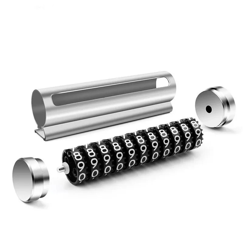 Universal Auto Telefon Anzahl Platte Temporäre Parkplatz Karte Aluminium Aufkleber Drehen Park Stop Temporäre Parkplatz Karte Auto Zubehör