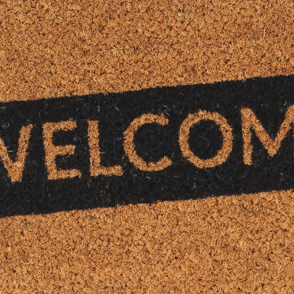 40x60 cm Tufted Coir Natural Door Mat - Durable & Eco-Friendly Entrance Rug