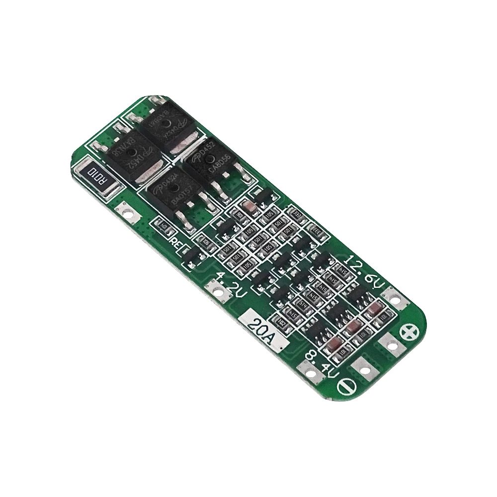 3S 20A li-ion Lithium Battery 18650 Charger PCB BMS scheda di protezione per trapano motore 12.6V Lipo Cell Module
