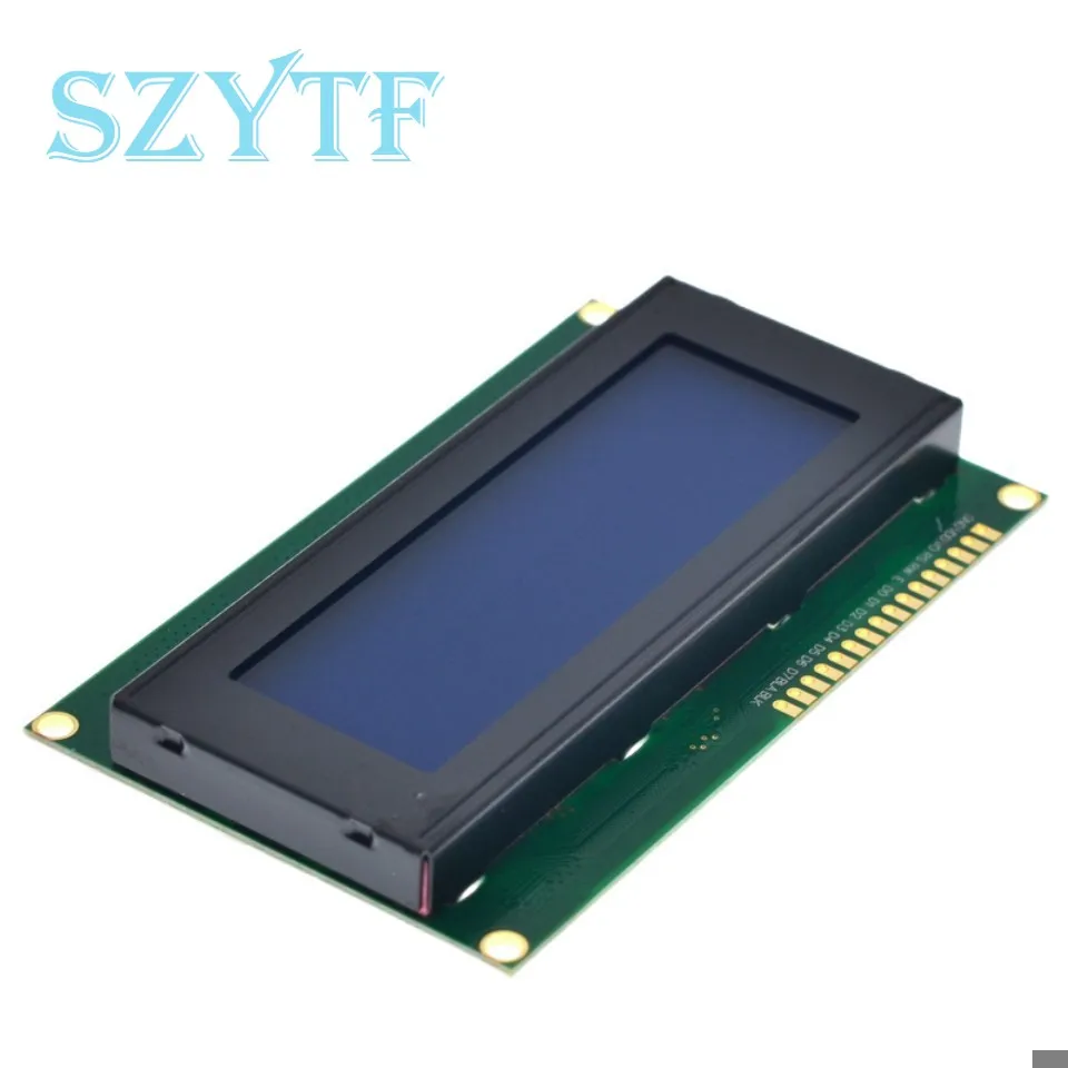 LCD2004 + I2C 2004 20x4 2004A niebieski/zielony ekran znak LCD/w IIC/I2C moduł adaptera interfejsu szeregowego dla arduino
