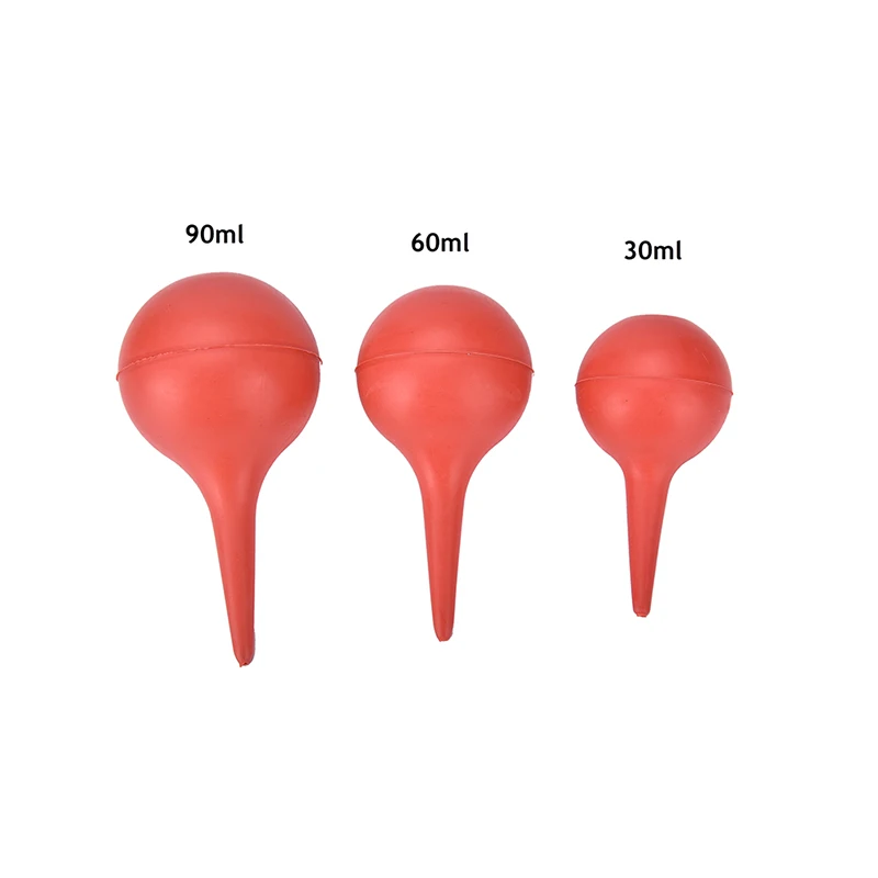 1 pz 30/60/90 ml contagocce in gomma pipetta laboratorio strumento di laboratorio lavaggio dell'orecchio siringa spremere lampadina gomma aspirapolvere ventilatore