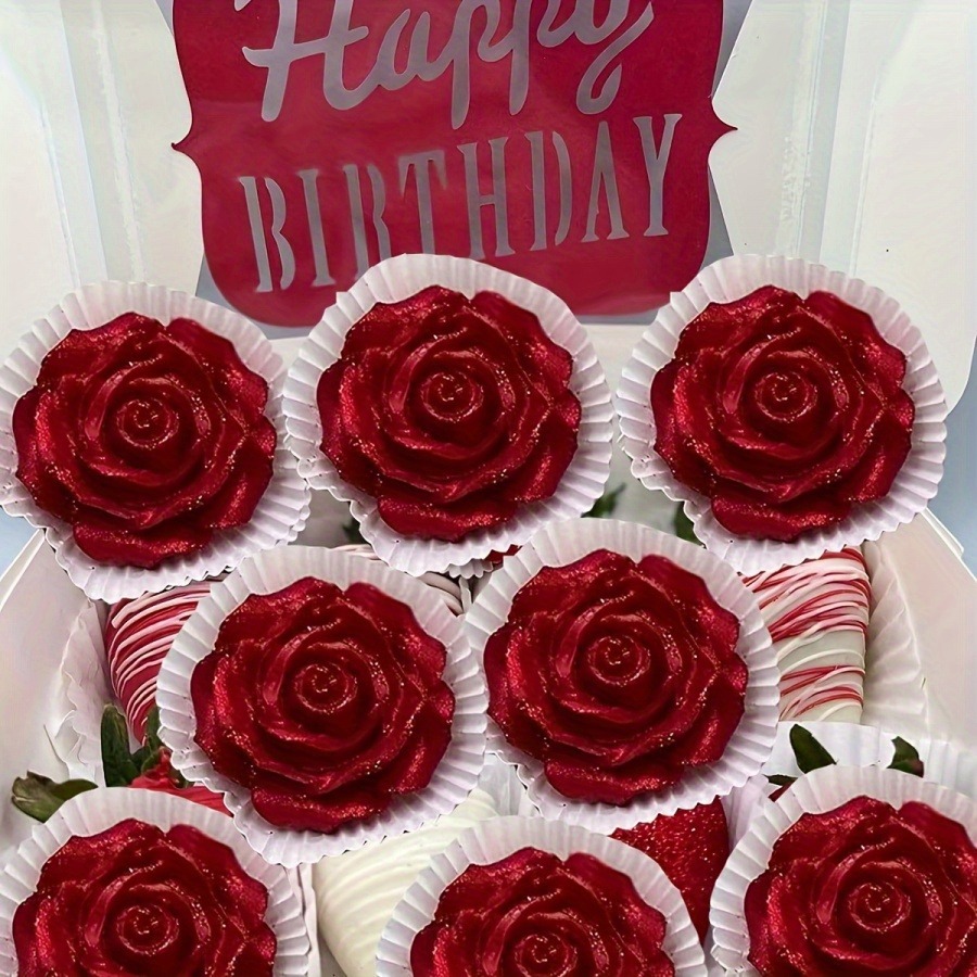 ดอกไม้ Bloom Rose รูปร่างซิลิโคน DIY 3D แม่พิมพ์เค้ก Fondant สบู่ Cupcake ลูกอมช็อกโกแลตเยลลี่ตกแต่งเบเกอรี่เครื่องมือแม่พิมพ์