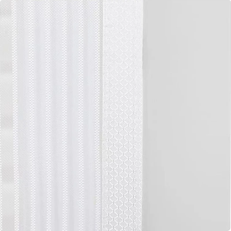 White magnetic mosquito net, customizable size curtains, mosquito proof door curtain, automatic closing, no punching