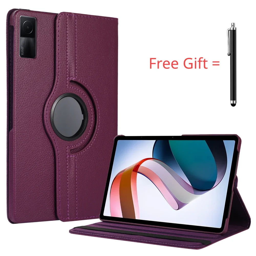 Funda giratoria de 360 grados para Xiaomi RedMi Pad SE 11 10,6 "2023 funda con soporte Xiaomi pad 5 11 Pro Mi6 fundas de cuero PU para tableta