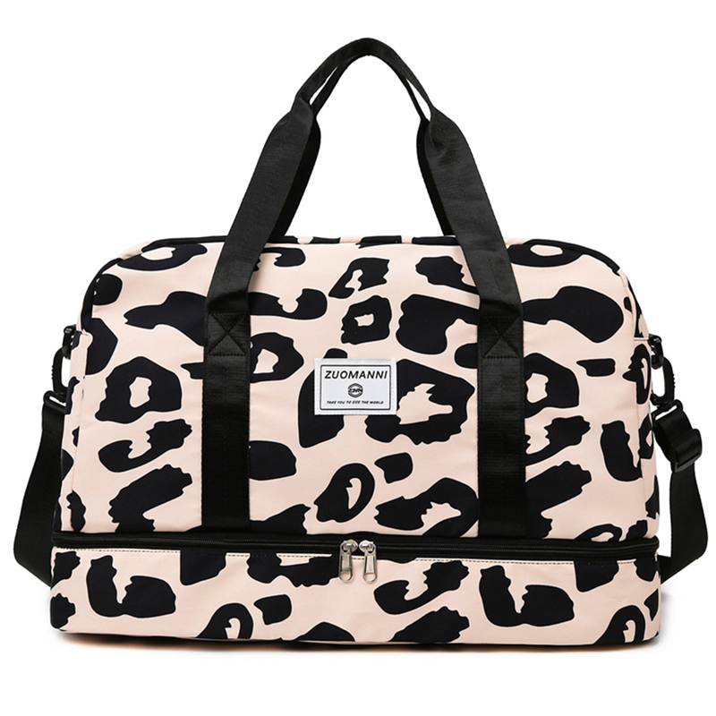 Mode Wasserdichte Reise Fitness Tasche Tragbare Nylon Frauen Sport Kleidung Lagerung Pack Multifunktions Trocken Nass Trennung Gym Tasche