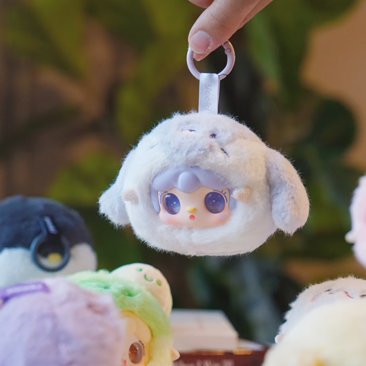 Yooki V6 Ocean Baby Series Blind Box Plüschpuppe Taschenanhänger Schlüsselanhänger Desktop-Dekor Guess Puppenfigur Trendiges Spielzeug süße Plüschgeschenke