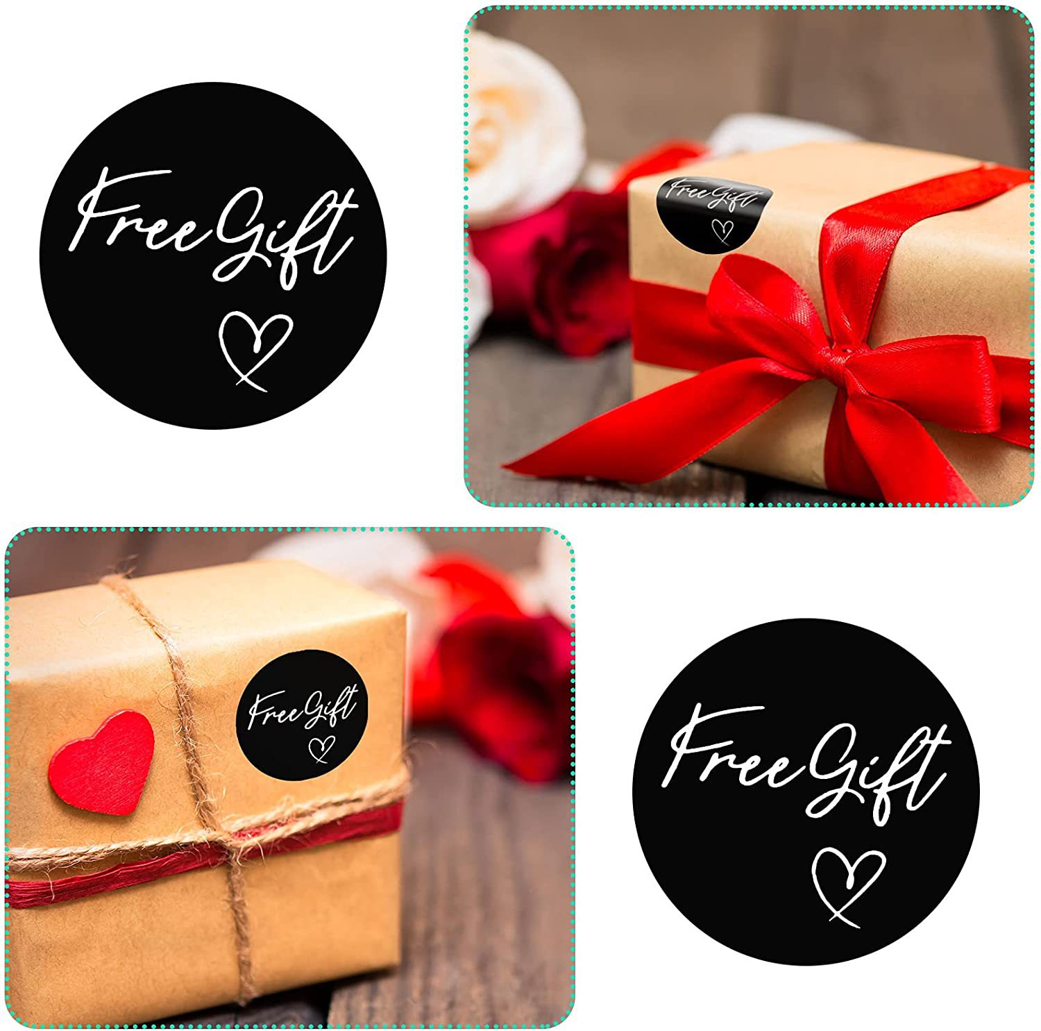 100-500 ชิ้นฟรีของขวัญตัวอักษรป้ายสติกเกอร์อุปกรณ์เครื่องเขียนสีชมพูขอบคุณสติกเกอร์สําหรับขนาดเล็กธุรกิจแพคเกจการ์ด 1 นิ้ว